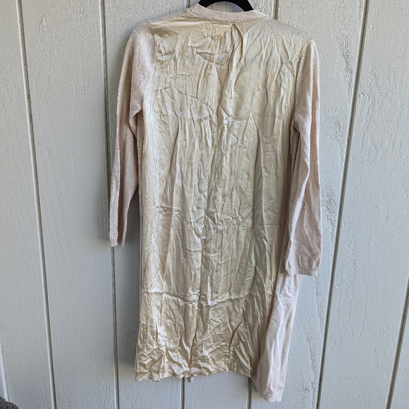 Zero Degrees Celsius Long Cardigan duster silk  Size xs - Picture 3 of 4